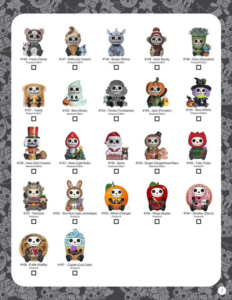 Checklist - Small Figurines Page 7 - including Coming Soon figures